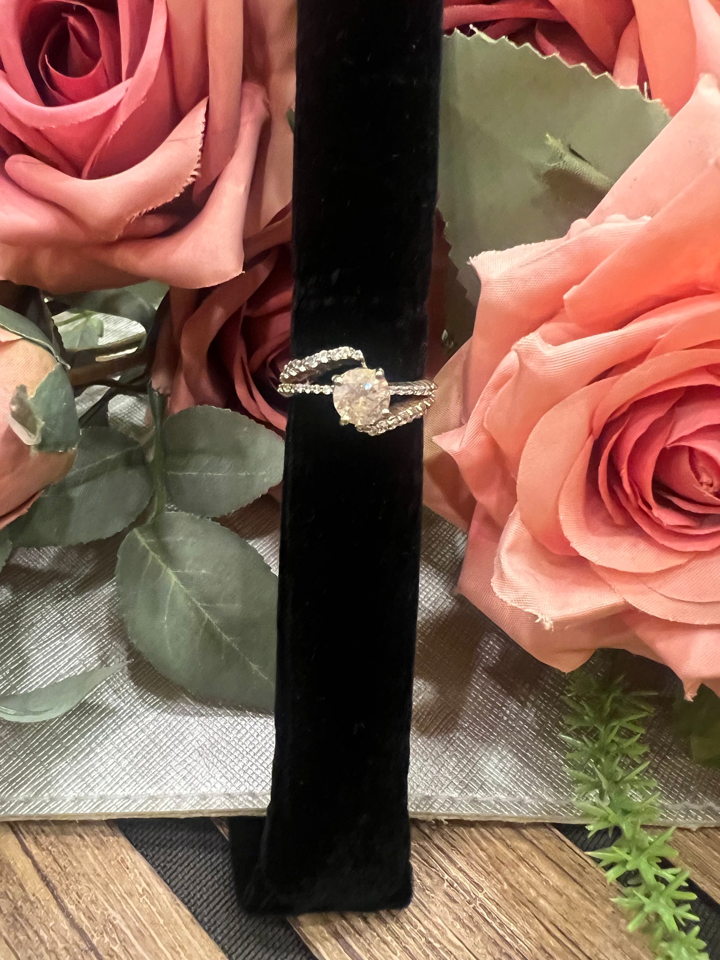 Solitaire simple ring