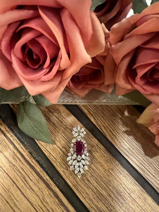 Red stone pendant