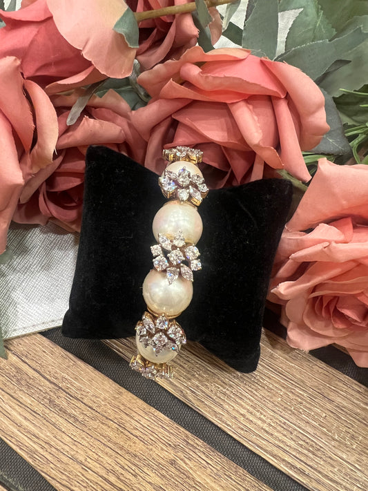 Pearl half bracelet