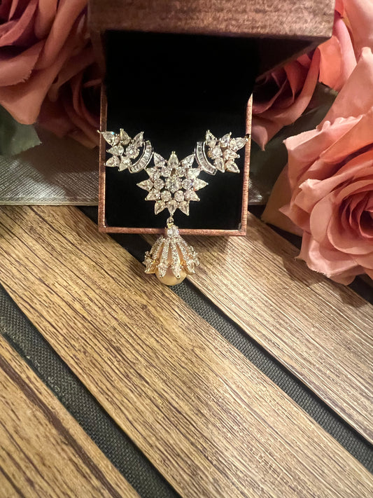 Pearl drop Swarovski pendant