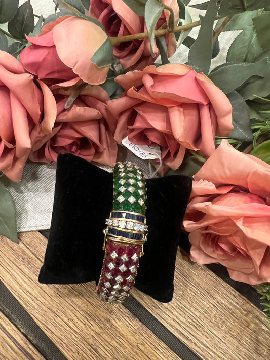 Red and green bangle