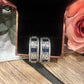 Blue Swarovski half bali