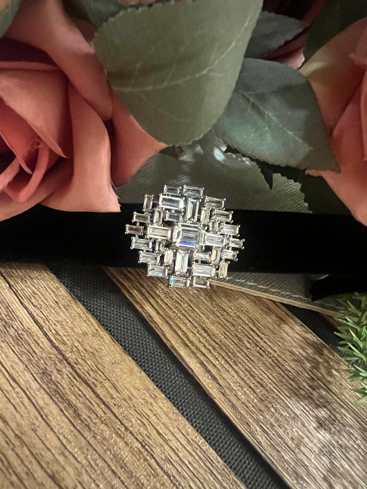 Cocktail Baguette ring