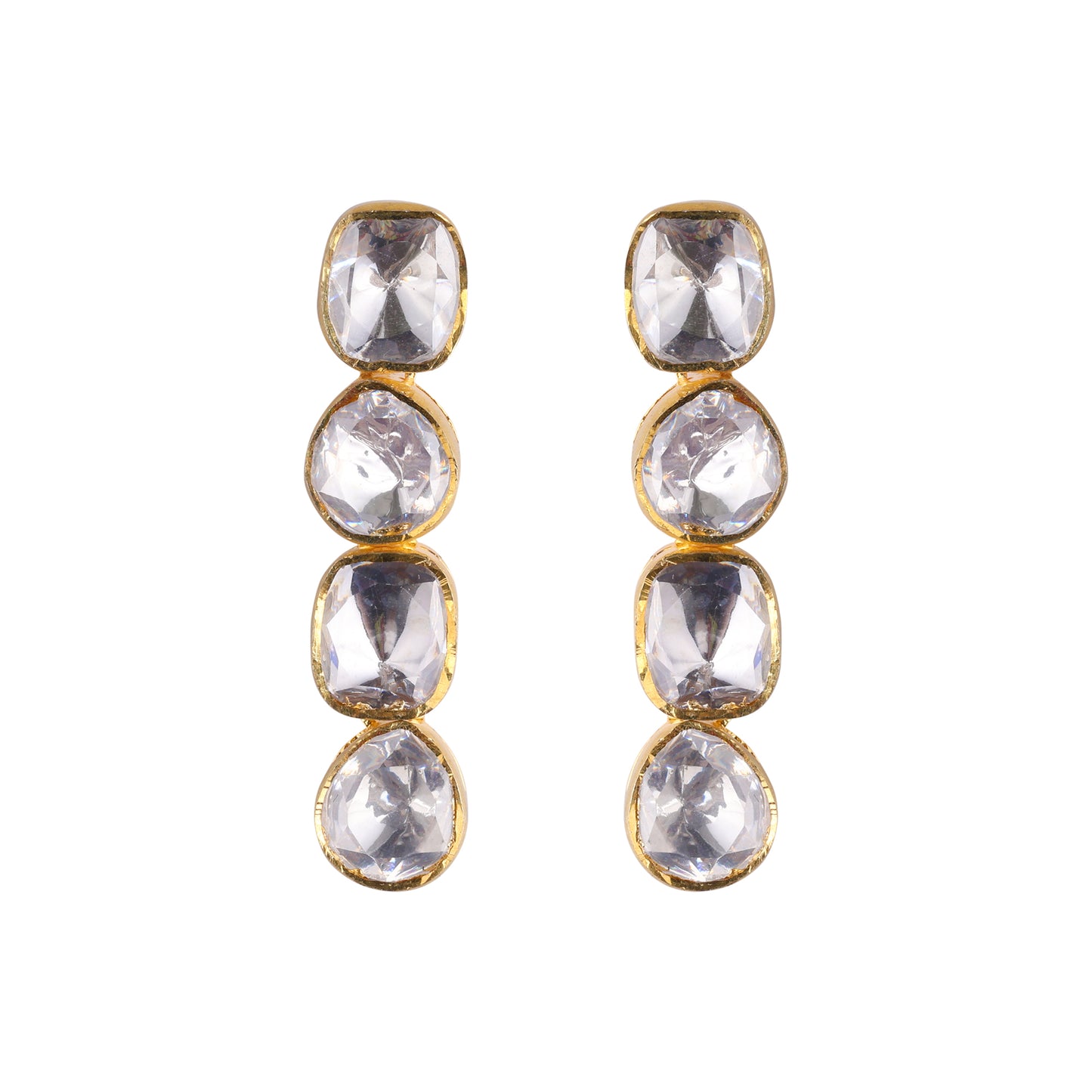 4 stone earrings