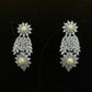 Flower Pearl Swarovski  Earrings