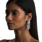 Red Stone Swarovski Statement Earrings