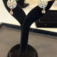 Round mossanite polki studs