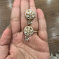 Round mossanite polki studs